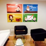 PowToon office, office design, animation, presentation, presentation software, office space